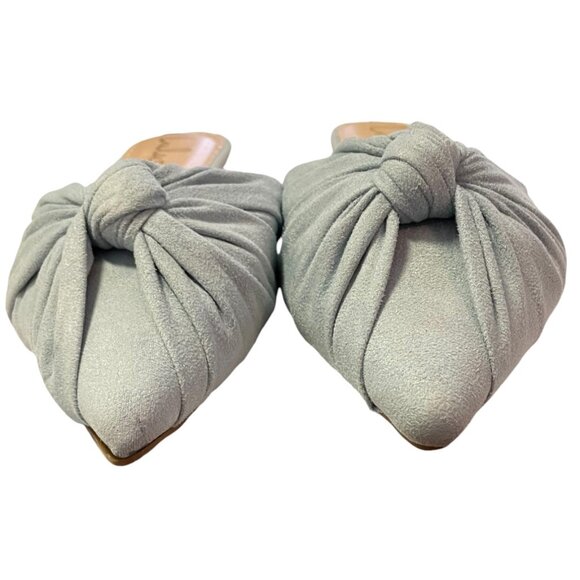 Lulus Suede Knotted Pointed Toe Flats - Picture 8 of 8